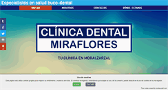 Desktop Screenshot of clinicadentalmiraflores.com