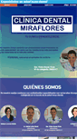 Mobile Screenshot of clinicadentalmiraflores.com
